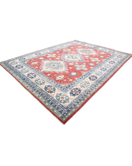 Kazak 10' 1" X 13' 3" Hand Knotted Wool Rug 10' 1" X 13' 3" (307 X 404) / Red / Wool