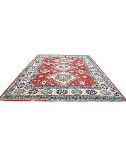 Kazak 10' 1" X 13' 3" Hand Knotted Wool Rug 10' 1" X 13' 3" (307 X 404) / Red / Wool