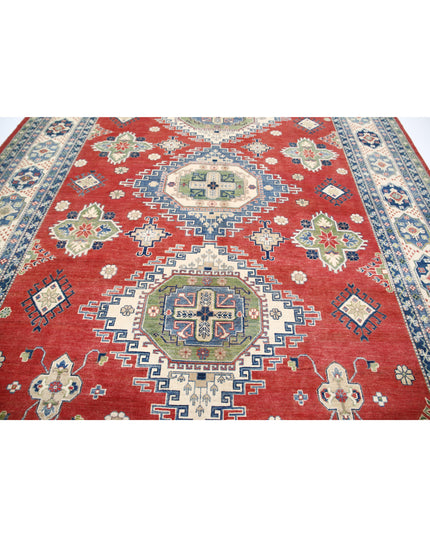 Kazak 10' 1" X 13' 3" Hand Knotted Wool Rug 10' 1" X 13' 3" (307 X 404) / Red / Wool