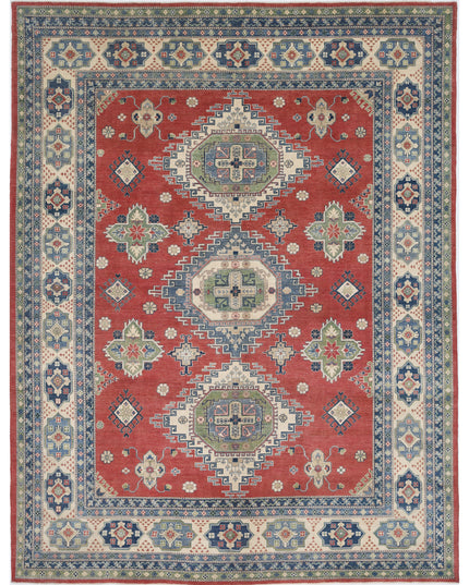 Kazak 10' 1" X 13' 3" Hand Knotted Wool Rug 10' 1" X 13' 3" (307 X 404) / Red / Wool