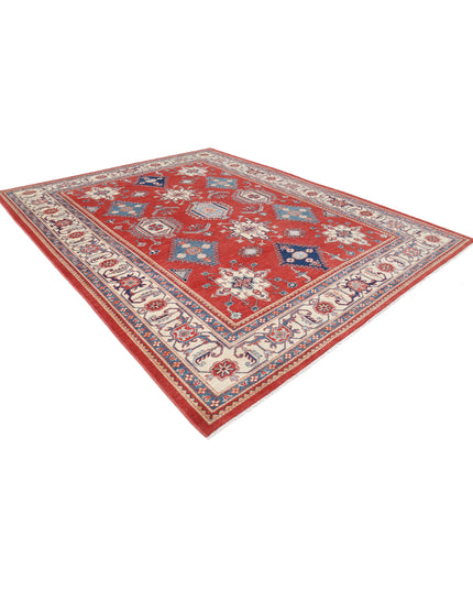Kazak 9' 4" X 11' 10" Hand Knotted Wool Rug 9' 4" X 11' 10" (284 X 361) / Red / Wool