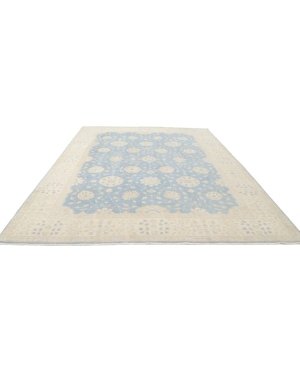 Kazak 9' 7" X 13' 4" Hand Knotted Wool Rug 9' 7" X 13' 4" (292 X 406) / Blue / Wool