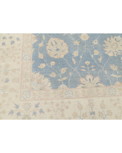 Kazak 9' 7" X 13' 4" Hand Knotted Wool Rug 9' 7" X 13' 4" (292 X 406) / Blue / Wool
