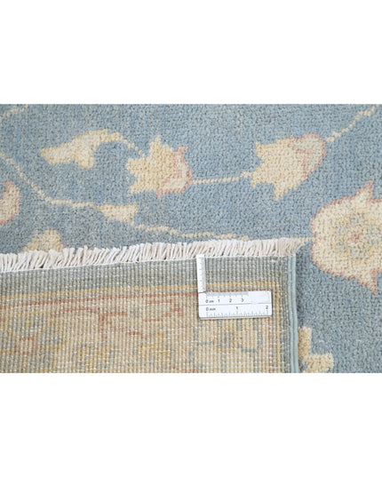 Kazak 9' 7" X 13' 4" Hand Knotted Wool Rug 9' 7" X 13' 4" (292 X 406) / Blue / Wool