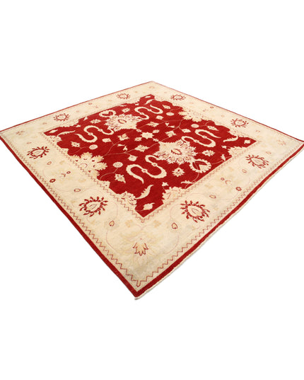 Kazak 7' 11" X 8' 3" Hand Knotted Wool Rug 7' 11" X 8' 3" (241 X 251) / Red / Wool