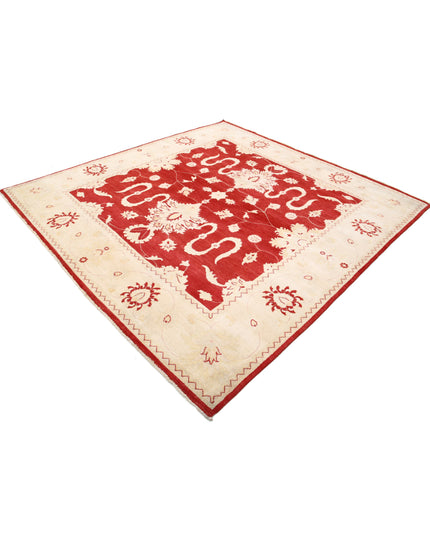 Kazak 7' 11" X 8' 3" Hand Knotted Wool Rug 7' 11" X 8' 3" (241 X 251) / Red / Wool