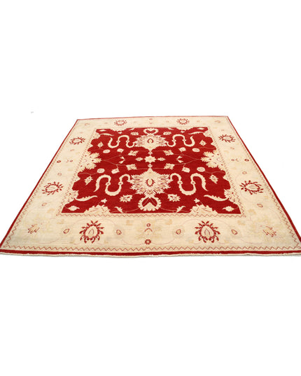 Kazak 7' 11" X 8' 3" Hand Knotted Wool Rug 7' 11" X 8' 3" (241 X 251) / Red / Wool