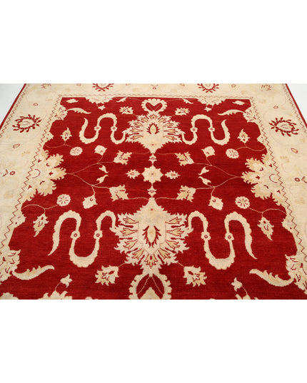 Kazak 7' 11" X 8' 3" Hand Knotted Wool Rug 7' 11" X 8' 3" (241 X 251) / Red / Wool