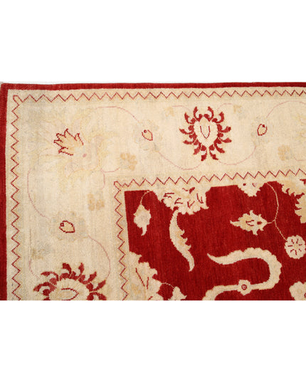 Kazak 7' 11" X 8' 3" Hand Knotted Wool Rug 7' 11" X 8' 3" (241 X 251) / Red / Wool