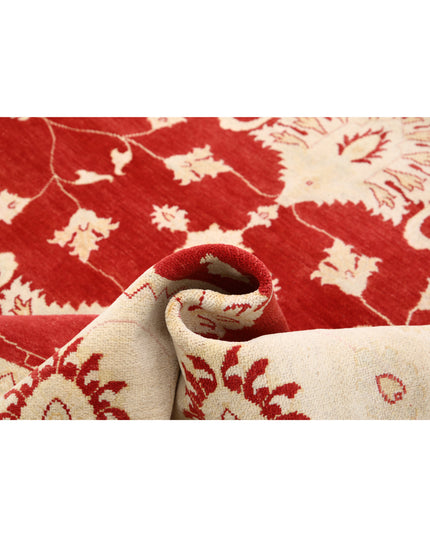 Kazak 7' 11" X 8' 3" Hand Knotted Wool Rug 7' 11" X 8' 3" (241 X 251) / Red / Wool