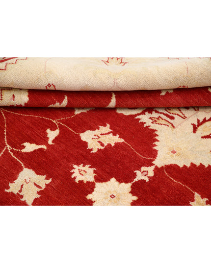 Kazak 7' 11" X 8' 3" Hand Knotted Wool Rug 7' 11" X 8' 3" (241 X 251) / Red / Wool