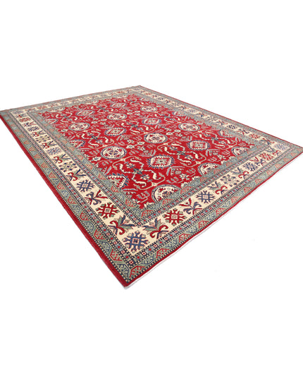 Kazak 10' 2" X 12' 9" Hand Knotted Wool Rug 10' 2" X 12' 9" (310 X 389) / Red / Wool
