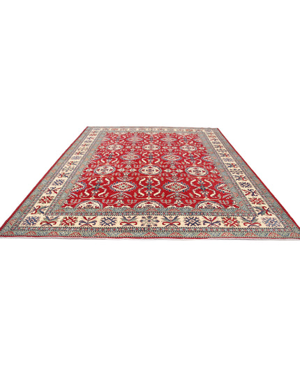 Kazak 10' 2" X 12' 9" Hand Knotted Wool Rug 10' 2" X 12' 9" (310 X 389) / Red / Wool