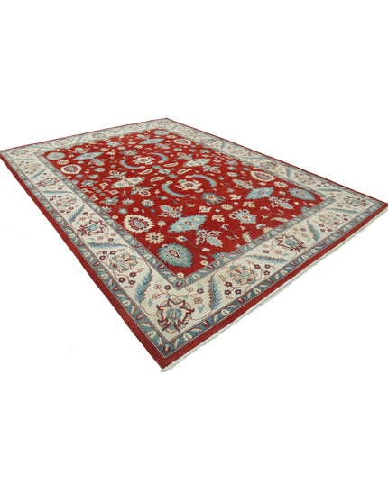 Kazak 8' 10" X 12' 2" Hand Knotted Wool Rug 8' 10" X 12' 2" (269 X 371) / Red / Wool