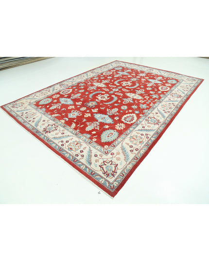 Kazak 8' 10" X 12' 2" Hand Knotted Wool Rug 8' 10" X 12' 2" (269 X 371) / Red / Wool