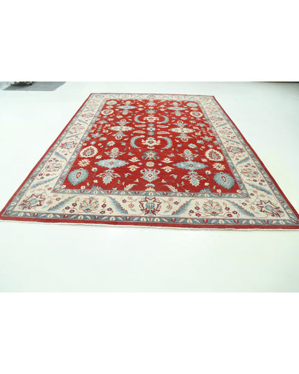 Kazak 8' 10" X 12' 2" Hand Knotted Wool Rug 8' 10" X 12' 2" (269 X 371) / Red / Wool