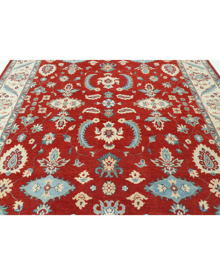 Kazak 8' 10" X 12' 2" Hand Knotted Wool Rug 8' 10" X 12' 2" (269 X 371) / Red / Wool