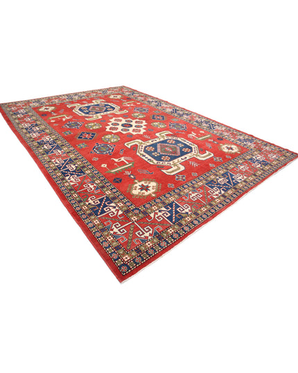 Kazak 9' 7" X 13' 10" Hand Knotted Wool Rug 9' 7" X 13' 10" (292 X 422) / Red / Wool