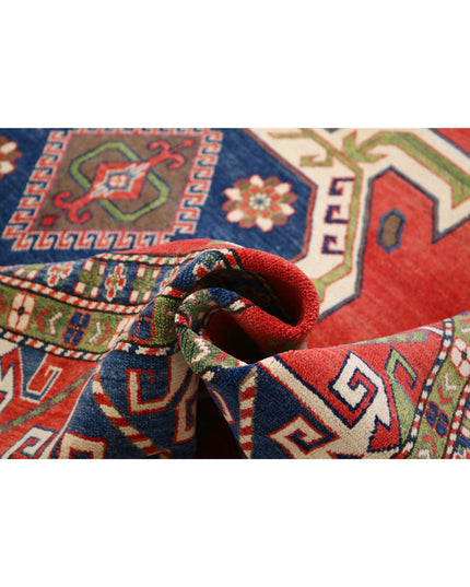 Kazak 9' 7" X 13' 10" Hand Knotted Wool Rug 9' 7" X 13' 10" (292 X 422) / Red / Wool