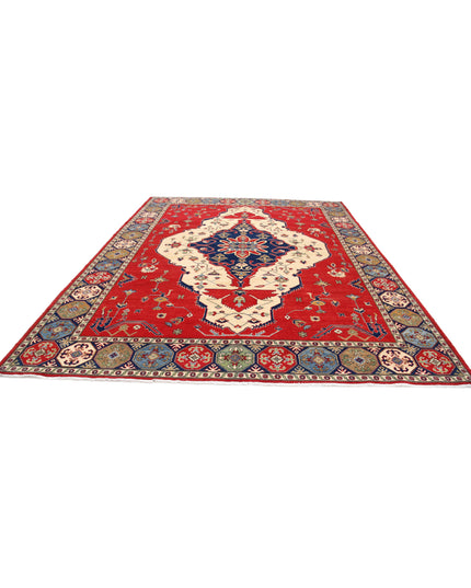 Kazak 10' 1" X 13' 7" Hand Knotted Wool Rug 10' 1" X 13' 7" (307 X 414) / Ivory / Wool