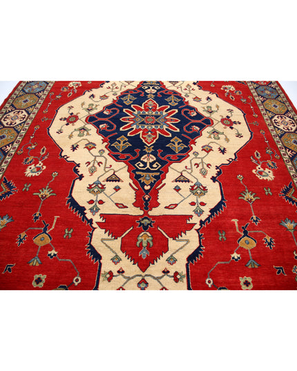 Kazak 10' 1" X 13' 7" Hand Knotted Wool Rug 10' 1" X 13' 7" (307 X 414) / Ivory / Wool