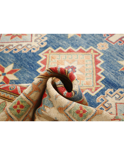 Kazak 9' 11" X 14' 3" Hand Knotted Wool Rug 9' 11" X 14' 3" (302 X 434) / Blue / Wool