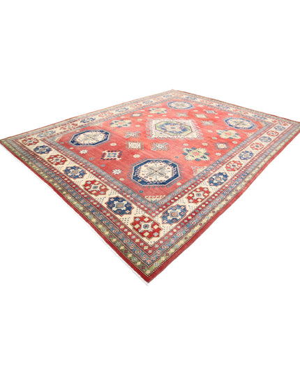 Kazak 10' 1" X 13' 2" Hand Knotted Wool Rug 10' 1" X 13' 2" (307 X 401) / Red / Wool
