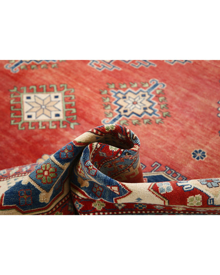 Kazak 10' 1" X 13' 2" Hand Knotted Wool Rug 10' 1" X 13' 2" (307 X 401) / Red / Wool