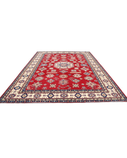 Kazak 10' 3" X 14' 0" Hand Knotted Wool Rug 10' 3" X 14' 0" (312 X 427) / Red / Wool