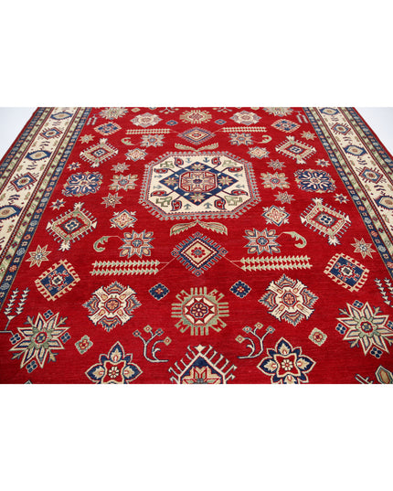 Kazak 10' 3" X 14' 0" Hand Knotted Wool Rug 10' 3" X 14' 0" (312 X 427) / Red / Wool