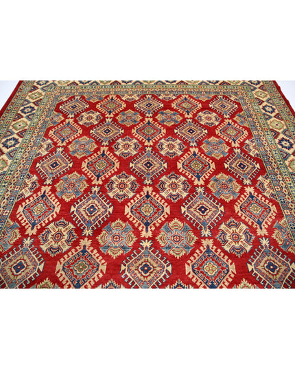 Kazak 9' 1" X 9' 2" Hand Knotted Wool Rug 9' 1" X 9' 2" (277 X 280) / Red / Wool