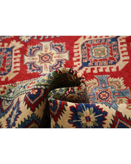 Kazak 9' 1" X 9' 2" Hand Knotted Wool Rug 9' 1" X 9' 2" (277 X 280) / Red / Wool