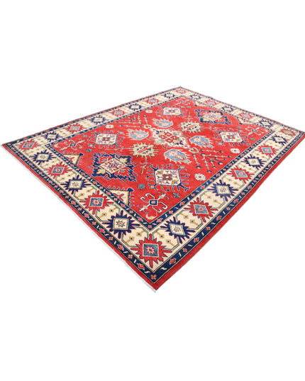 Kazak 6' 10" X 9' 2" Hand Knotted Wool Rug 6' 10" X 9' 2" (208 X 280) / Red / Wool