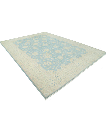 Kazak 9' 10" X 13' 6" Hand Knotted Wool Rug 9' 10" X 13' 6" (300 X 411) / Blue / Wool