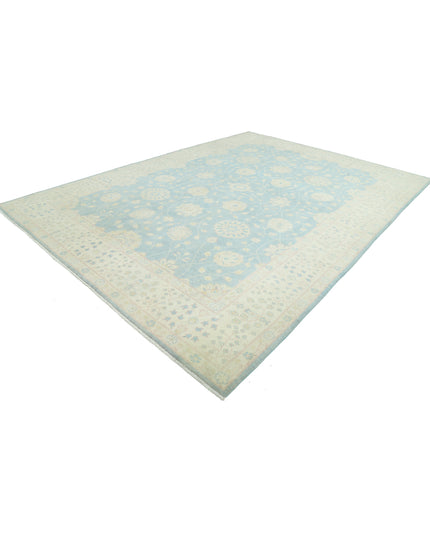 Kazak 9' 10" X 13' 6" Hand Knotted Wool Rug 9' 10" X 13' 6" (300 X 411) / Blue / Wool