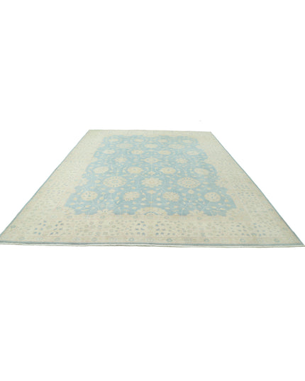 Kazak 9' 10" X 13' 6" Hand Knotted Wool Rug 9' 10" X 13' 6" (300 X 411) / Blue / Wool