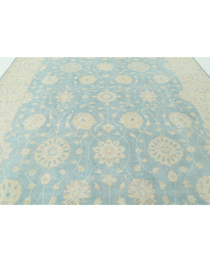 Kazak 9' 10" X 13' 6" Hand Knotted Wool Rug 9' 10" X 13' 6" (300 X 411) / Blue / Wool