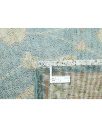 Kazak 9' 10" X 13' 6" Hand Knotted Wool Rug 9' 10" X 13' 6" (300 X 411) / Blue / Wool