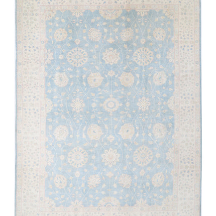 Kazak 9' 10" X 13' 6" Hand Knotted Wool Rug 9' 10" X 13' 6" (300 X 411) / Blue / Wool