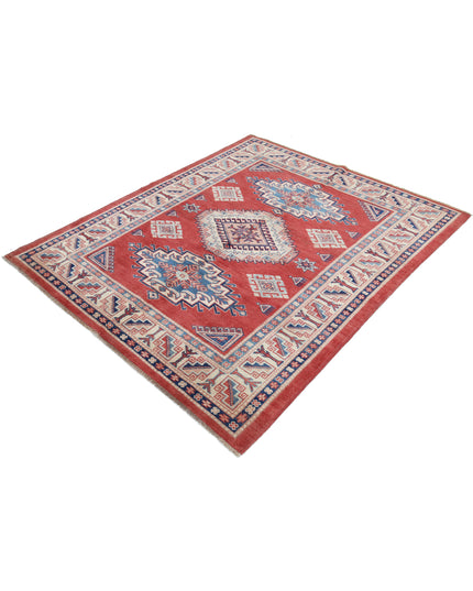Kazak 4' 11" X 6' 0" Hand Knotted Wool Rug 4' 11" X 6' 0" (150 X 183) / Red / Wool