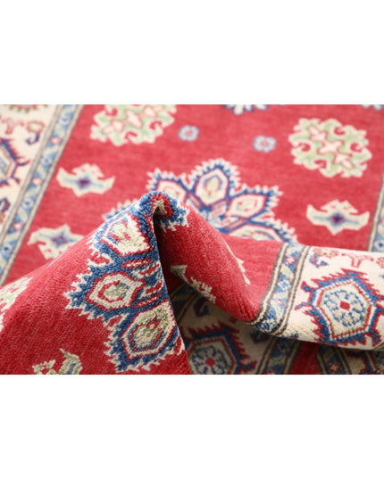 Kazak 2' 10" X 9' 10" Hand Knotted Wool Rug 2' 10" X 9' 10" (86 X 300) / Red / Wool