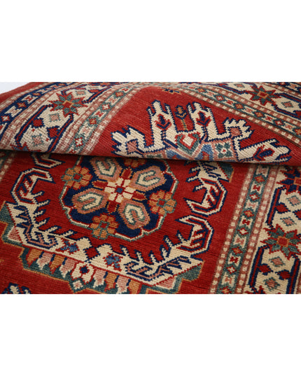 Kazak 2' 11" X 4' 11" Hand Knotted Wool Rug 2' 11" X 4' 11" (89 X 150) / Red / Wool