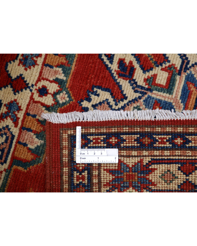 Kazak 2' 11" X 4' 11" Hand Knotted Wool Rug 2' 11" X 4' 11" (89 X 150) / Red / Wool