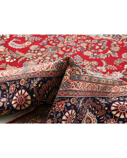 Kerman 10' 11" X 16' 6" Hand Knotted Wool Rug 10' 11" X 16' 6" (333 X 503) / Red / Wool