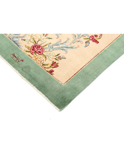 Kerman 3' 3" X 14' 2" Hand Knotted Wool Rug 3' 3" X 14' 2" (99 X 432) / Beige / Wool
