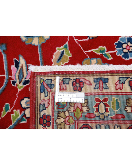 Kerman 9' 10" X 13' 8" Hand Knotted Wool Rug 9' 10" X 13' 8" (300 X 417) / Red / Wool