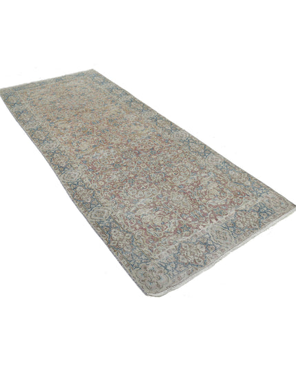 Kerman 3' 8" X 9' 6" Hand Knotted Wool Rug 3' 8" X 9' 6" (112 X 290) / Pink / Wool