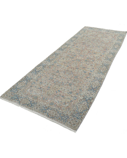 Kerman 3' 8" X 9' 6" Hand Knotted Wool Rug 3' 8" X 9' 6" (112 X 290) / Pink / Wool