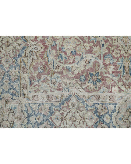 Kerman 3' 8" X 9' 6" Hand Knotted Wool Rug 3' 8" X 9' 6" (112 X 290) / Pink / Wool