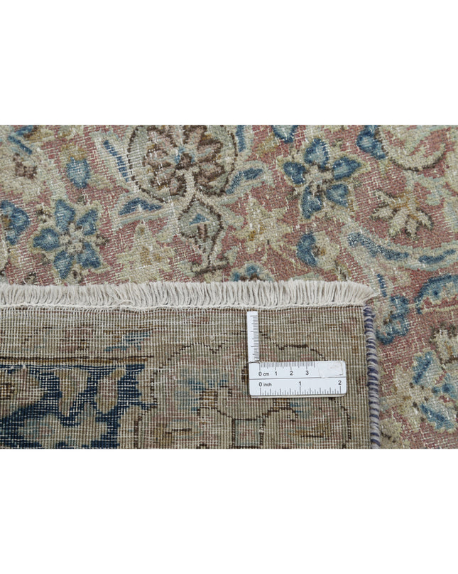 Kerman 3' 8" X 9' 6" Hand Knotted Wool Rug 3' 8" X 9' 6" (112 X 290) / Pink / Wool